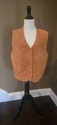 Chaleco de cuero Marsh Landing vintage Foto 1 de 4