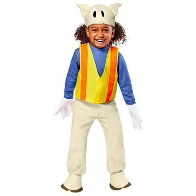 RUBÍES Bugs Bunny Builders Porky Pig Disfraz para Niños Pequeños por Rubies, 4T Foto 1 de 4