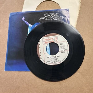 Stevie Nicks Tom Petty Stop Dragging My Heart Around Picture Sleeve 45 draggin - Picture 1 of 6