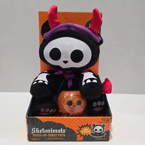 Disfraz de Diablo ChungKee Peluche Skelanimals con Calabaza en Caja de Exhibición Original - Imagen 1 de 5