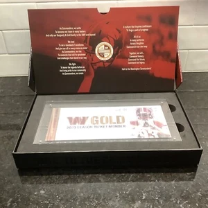 Limited Washington Commanders 2023 Gold Member Season Ticket Holder Gift w/Case - Picture 1 of 6