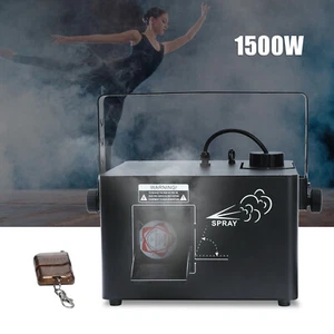 1500W DMX Low Profile Hazer Haze Rauch Nebel Maschine Theater DJ Bühneneffekt & RC - Bild 1 von 18