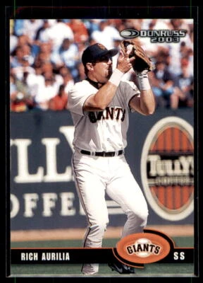 2003 Donruss Rich Aurilia #377 San Francisco Giants - Image 1 of 2