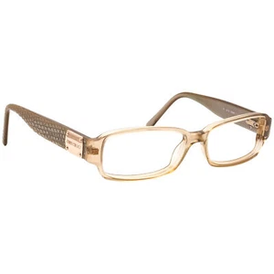 Jimmy Choo Eyeglasses JC 10 0JMW Crystal Brown/Snake Rectangular Italy 54-15 135 - Picture 1 of 6