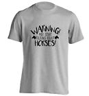 may start talking about horses, t-shirt animal pony pet equestrian equine 3201