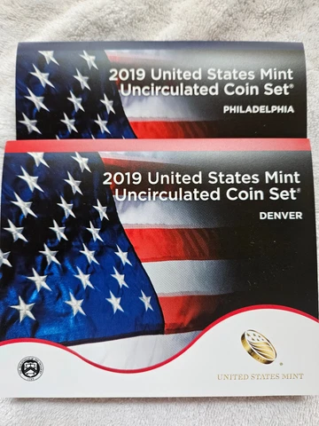 2019 Mint Set Original Plastic 20 Brilliant Uncirculated Coins Cover