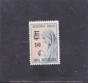 IMPUESTO POSTAL DE LA INDIA PORTUGUESA CON RECARGO $40 / 1 T. (1959) MNH (**) - Imagen 1 de 1