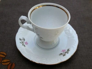 Vintage WAWEL coffee espresso cup and plate, made in Poland - Picture 1 of 9