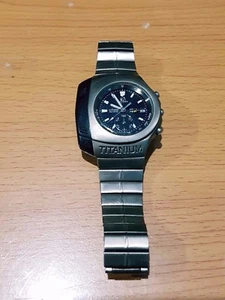 Collectible Vintage Citezen Attesa Titanium Watch Eco-Drive Multi-function - Picture 1 of 12