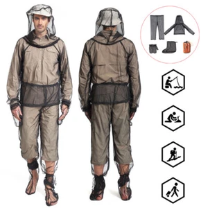 Mesh Hooded Mosquito-proof Suit Outdoor Camping Anti-mosquito Bite Clothes - Picture 1 of 11