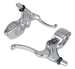 DIA-COMPE Tech-77 Old School Locking Brake Levers PAIR BMX - SILVER/SILVER - Picture 1 of 2