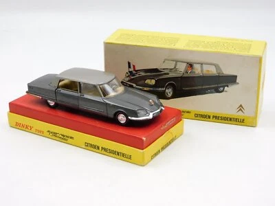 Dinky Toys 1435 Citroen DS Presidentielle 1/43 vintage die cast model car w/box - Immagine 1 di 4