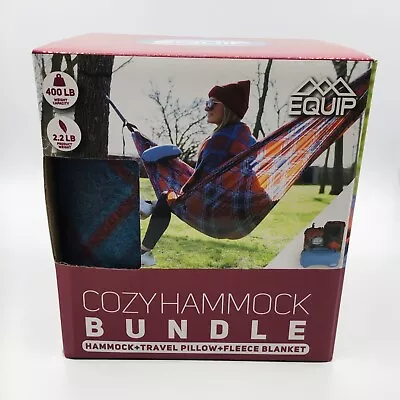 HAMMOCK Bundle Equip Camping Hiking Cozy Lightweight Set Pillow Limit 400lb NEW - Image 1 of 4