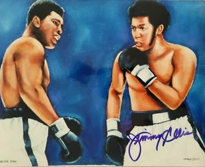 Jimmy Ellis signed 8x10 photo vs Muhammad Ali Former Heavyweight Champion - Picture 1 of 1