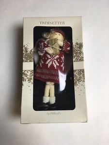 TRIMSETTER by DILLARDS - ORNAMENTO NATALIZIO - 9 POLLICI (NUOVO CON SCATOLA) - Foto 1 di 7
