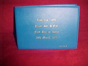 1971 MARCH 29 HUTT COMMEMORATIVE AUSTRALIA PROOF SET FDI PNC 6 COINS 31-120 #28 - Picture 1 of 10