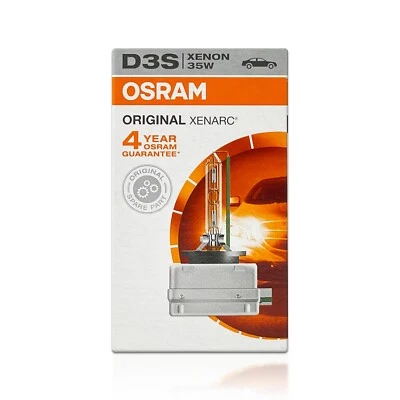 Osram Xenarc D3S HID Xenon Headlight Bulb 66340HBI OEM Trust Code 4300K 1-Pack - Image 1 of 4
