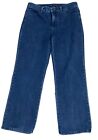 Lee Womens Modern Series 14 Blue Dark Wash Curvy Fit Bootcut Stretch Jeans