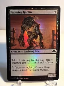 MTG - Festering Goblin (Foil) - Dominaria Remastered - Free Shipping - Picture 1 of 2