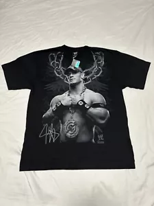 NWT 2008 WWE John Cena Chain Gang Shadow T-Shirt Size Youth XL WWF NXT Wrestling - Picture 1 of 4