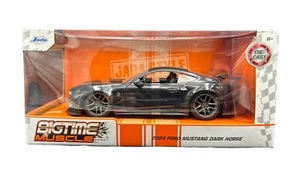 Jada Toys 2024 Bigtime Muscle Black 2024 Ford Mustang Dark Horse 1:24 Scale - Picture 1 of 12