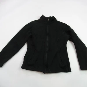 Spyder Jacket Youth Medium Long Sleeve Full Zip Girls Lightweight Outdoor Black - Picture 1 of 12