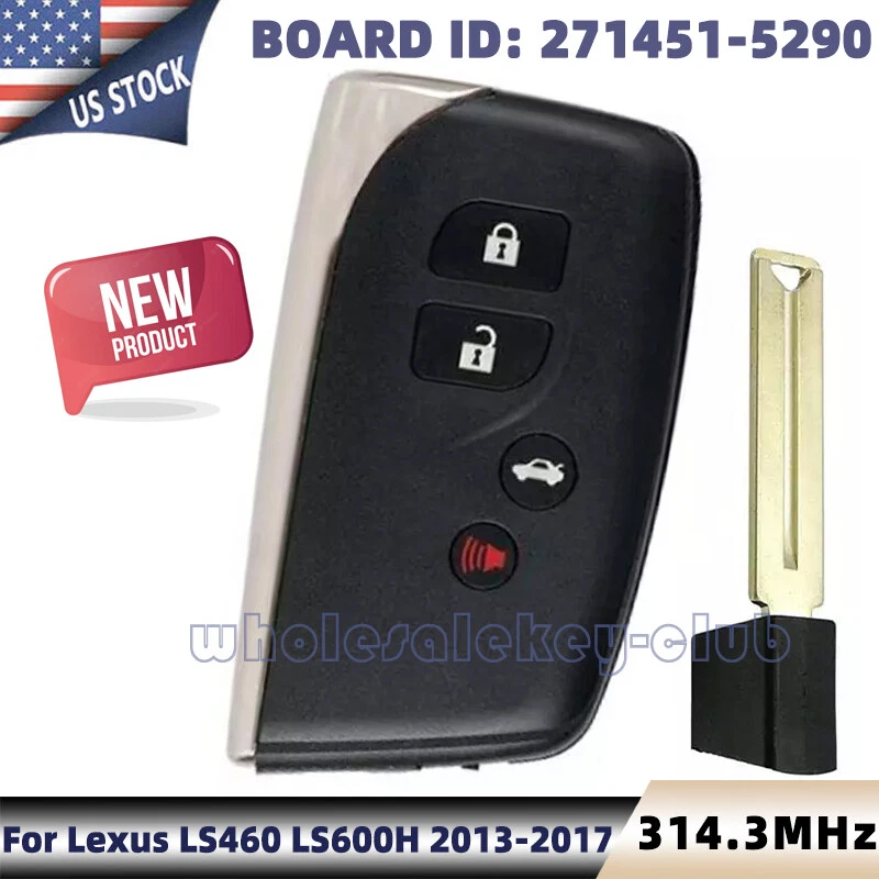 для 2013 2014 2015 2016 2017 Lexus LS460 LS600H Smart брелок 4B HYQ14ACX 5290 - Изображение 1 из 4