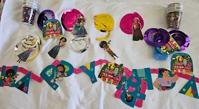Encanto Birthday Party Supplies: Banner, Cupcake Toppers & Cake Decorations - Image 1 of 4