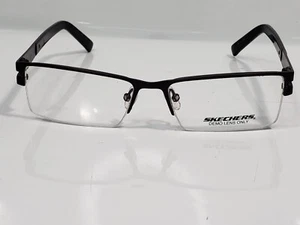 Skechers Rechteckig Halbrand Brille Brillengestell 52-15-143 - Bild 1 von 10