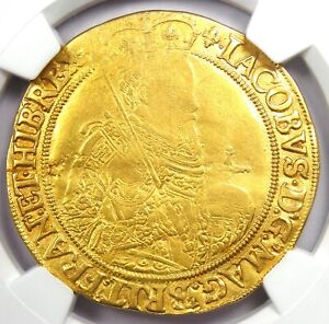 1604-05 England Britain James I Gold Unite Coin - Ngc Xf Details Ef - Rare Coin!