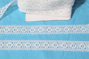 Mercerie Broderie★Dentelle anglaise★3 cm Au metre D181★ couture Lace trim - Imagen 1 de 1
