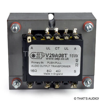 Valve Amplifier Output Transformer 15W PUSH-PULL (ECL86 / EL84) OEP V29A08T C... - Image 1 of 4