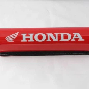 7.9" Fancy Red White Text Honda Sponge Foam Crossbar Protection Pad - Picture 1 of 3