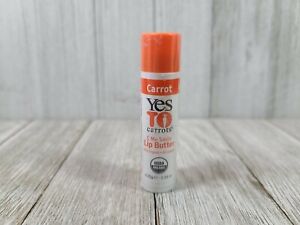 Yes To Carrots C Me Smile Organic Lip Butter Balm Sealed package 0.15 oz.