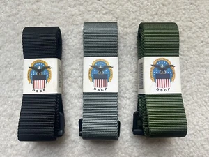 USGI DSCP Rigger's Belt Size 46 Black/Gray/Green US Army BRAND NEW - Picture 1 of 4
