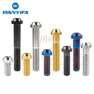 Titanium Bolt M10x20/25/30/35/40/45/50/60/65mm Plum Torx Screws For Motorcycle - Picture 1 of 12