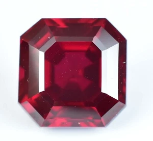Natürlicher Pyrop Granat 8,95 Ct Smaragd AGL zertifiziert Mosambik loser Edelstein - Bild 1 von 8