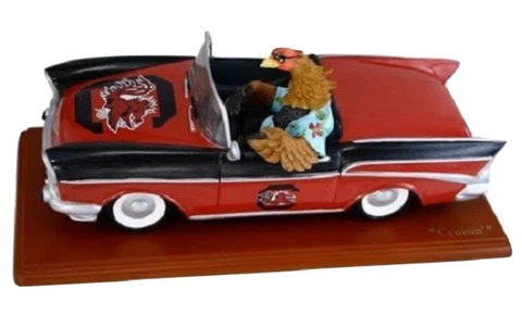 South Carolina Gamecocks  Cruisin Car mascot figurine rare Cover