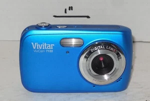 Vivitar ViviCam 7122 7.1MP Digital Camera - Blue Tested Works - Picture 1 of 7
