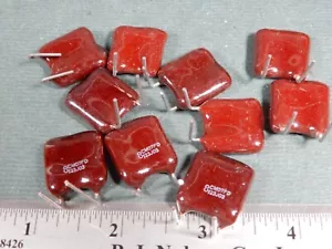 Cornell Dubilier 0,012uf 500V Silber Glimmer Kondensatoren kurze gebogene Leitungen Stck 10 Neu aus altem Lagerbestand - Bild 1 von 3