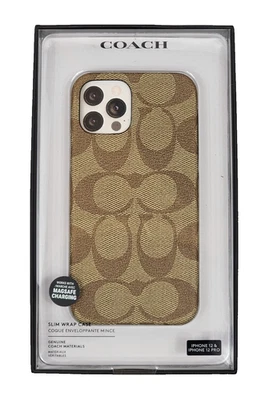Funda delgada envolvente para teléfono Coach iPhone 12 o 12 Pro (NUEVA EN CAJA) Foto 1 de 4