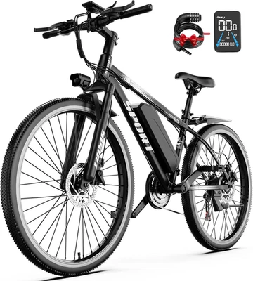 Electric Bike for Adults 1500W Mountain Ebike 25 MPH 26" e Bicycle for Commute - Image 1 of 4