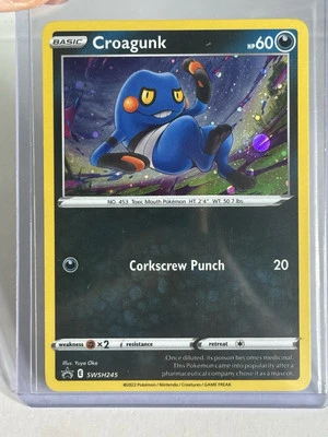 Croagunk - (Cosmos Holo) SWSH245 SWSH: Sword & Shield Promo Cards Holo - Image 1 of 2