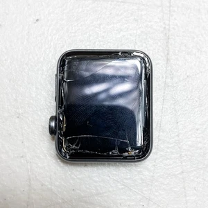 Apple Watch Series 3 38MM Aluminium ION-X GLASS Kompozytowy tył GPS WR-50M - Zdjęcie 1 z 2
