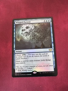 Winged Portent FOIL - NM - MTG Crimson Vow - Magic the Gathering - Picture 1 of 1