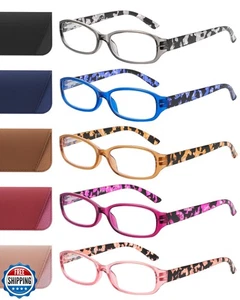 JOLISU 5er Pack Lesebrille für Damen - Lesebrille für Damen, Federscharniere, S - Bild 1 von 5