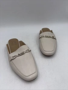 Naturalizer Emiline-Mule Women's Mules Ivory Faux Leather Size 8.5 M - Picture 1 of 6