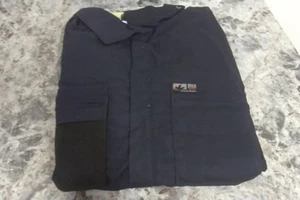 MCR Safety SBC201258T Size 3XL Men's Navy Cotton Coverall (BW) - Picture 1 of 2