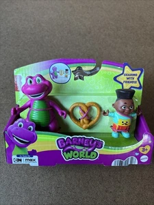 Barney's World Barney’s Friend David & Barney Figure - Fisher~price - NIP - Picture 1 of 10