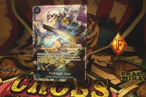 One Piece TCG Trafalgar Law Op07-047 OFFLINE REGIONAL Event pack 2025-26 NM - Picture 1 of 9